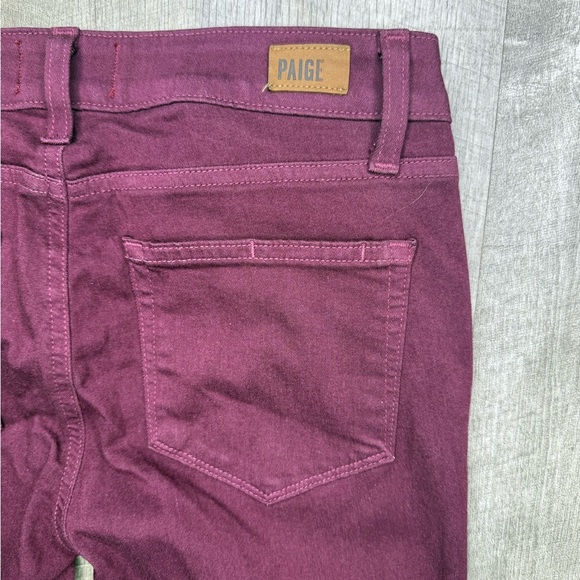 PAIGE Mulberry Denim Jeans Size 28 - Picture 5 of 8